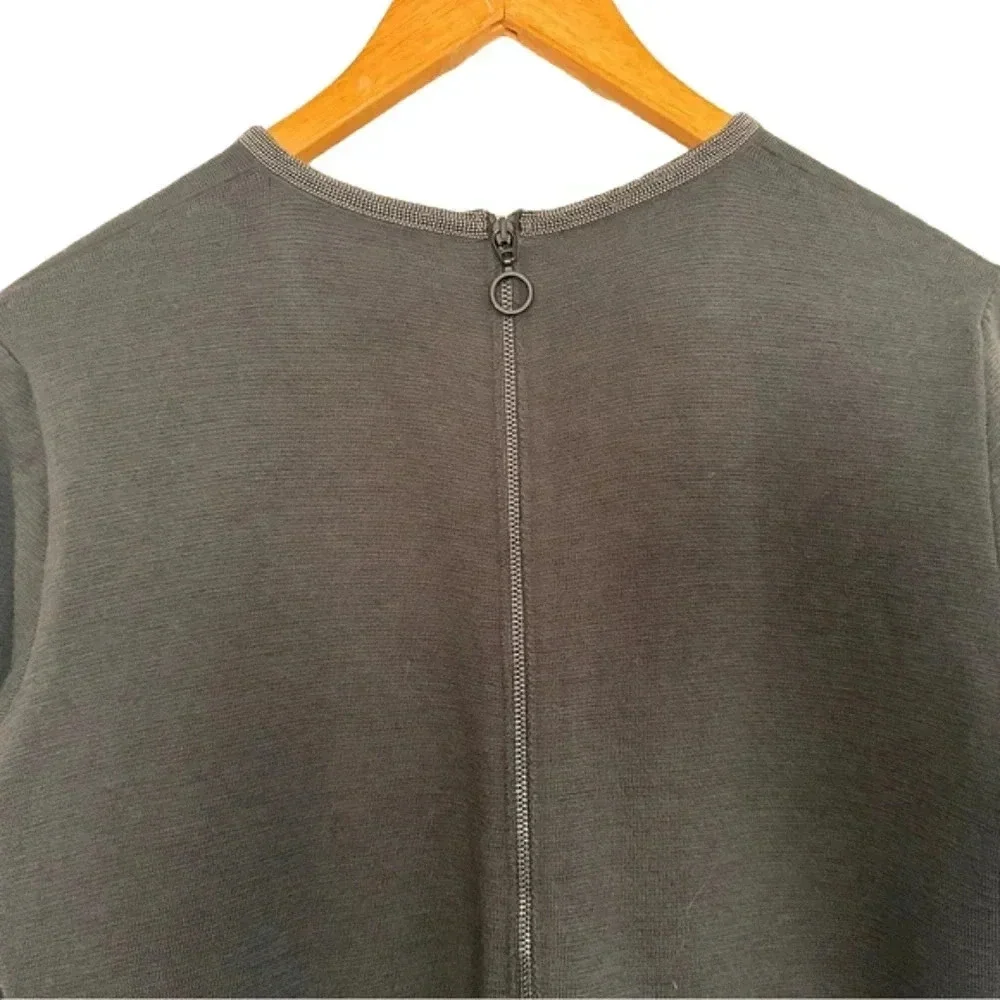Fabiana Fillippi Embellished Collar Long Sleeve Top